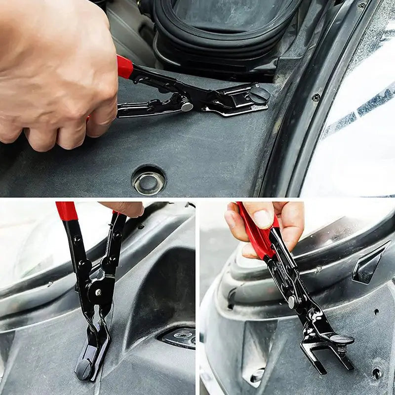 Clip Removal Pliers Thin Tip & Spring-Loaded Non-Slip Grip
