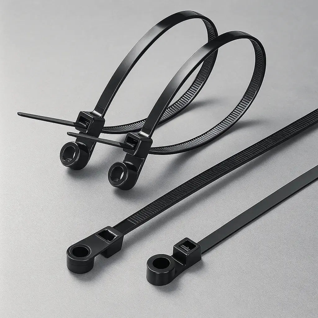 Cable Ties Self-Locking Screw-Mount 100 Pack
