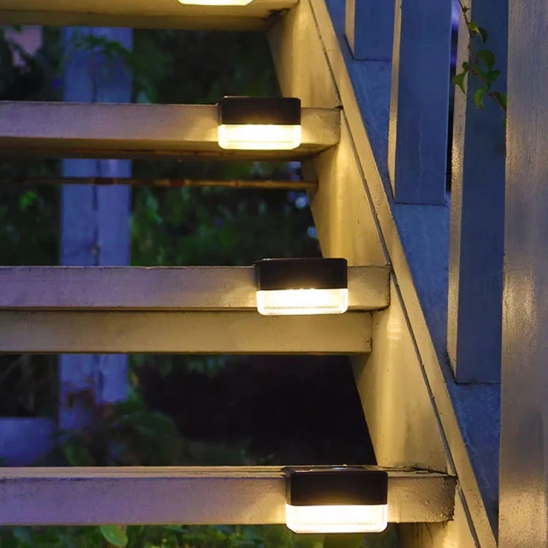 Solar Patio Lights Weatherproof Motion Sensor Set of 4