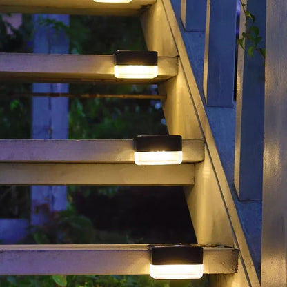Solar Patio Lights Weatherproof Motion Sensor Set of 4