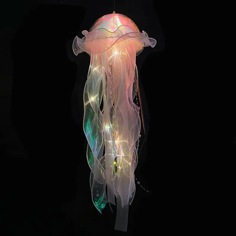 Jellyfish Hanging Lamp Multicolor LED Battery Powered & Portable