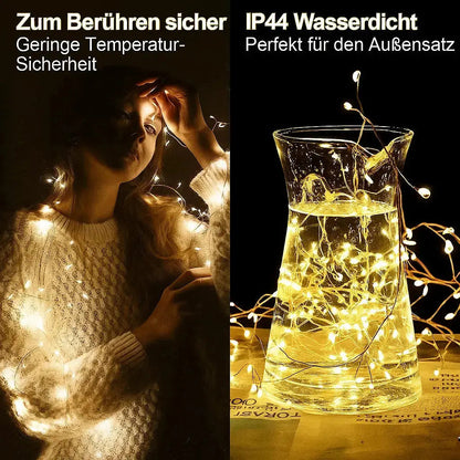 LED String Lights Copper Wire IP65 USB & Remote