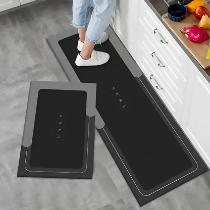 Kitchen Floor Mat Super Absorbent & Non-Slip Rubber Backing