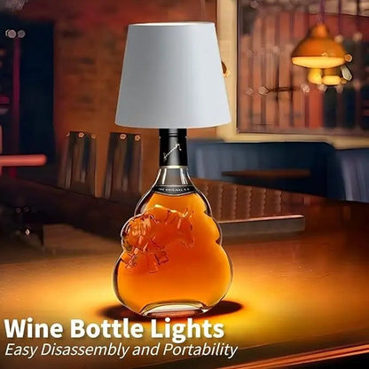 Bottle Lamp USB-Rechargeable Touch Dimmer Fits Most Necks