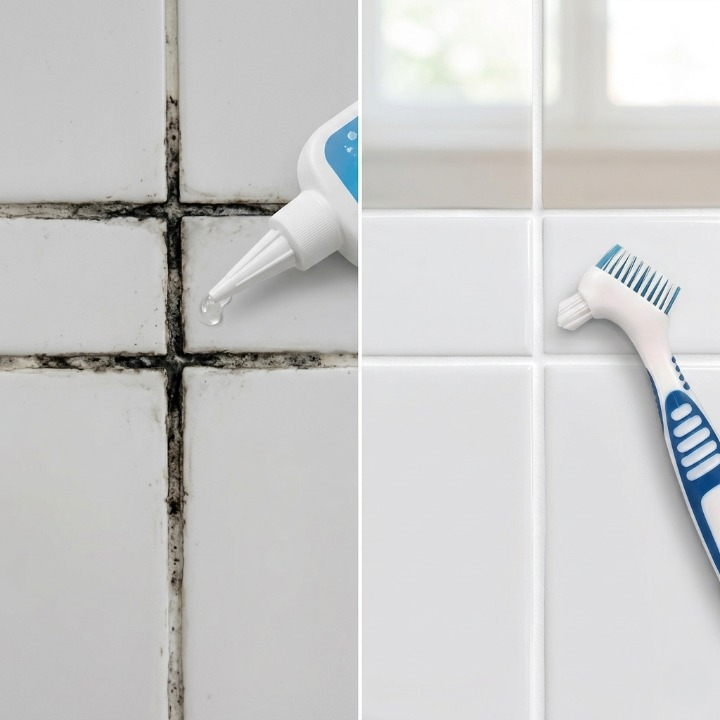 Mold & Mildew Remover Gel Thick Adhesive Includes Brush